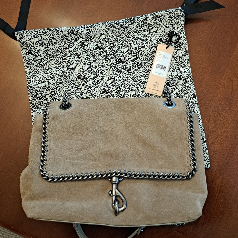 Rebecca Minkoff Edie Flap Shoulder Bag with woven chain